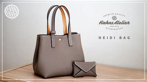 heidi bag hermes|[Leather Craft] Heidi bag making / Hermes leather / DIY / Pattern .